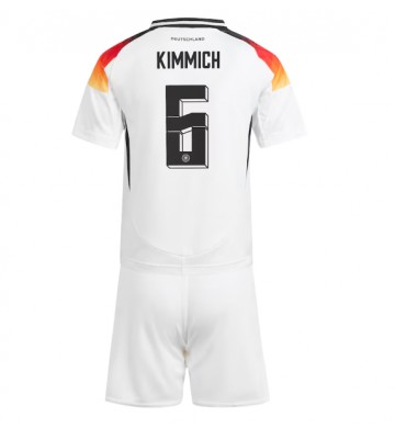 Tyskland Joshua Kimmich #6 Hemmakläder Barn EM 2024 Kortärmad (+ Korta byxor)